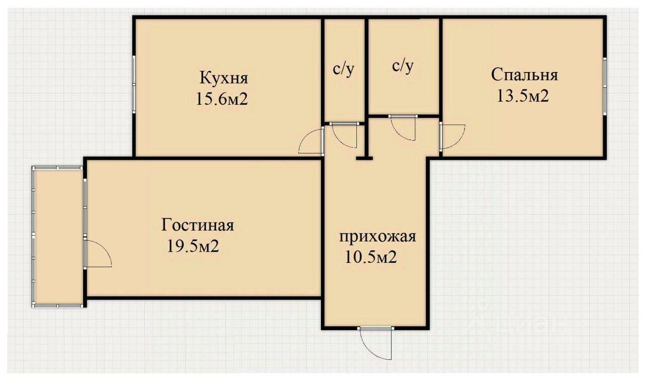 квартира г Краснодар р-н Западный ул Бульварное Кольцо 15 фото 8