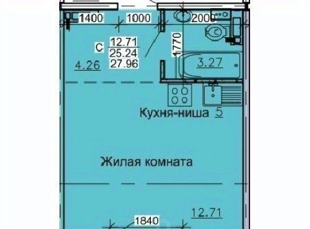 квартира г Барнаул р-н Октябрьский ул Союза Республик фото 1