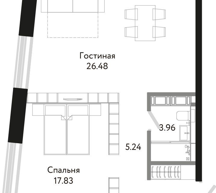 квартира г Санкт-Петербург Средний проспект Васильевского острова, 87 фото 1