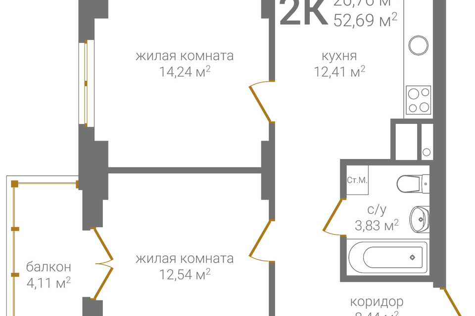 квартира г Нижний Новгород городской округ Нижний Новгород, Советский фото 1