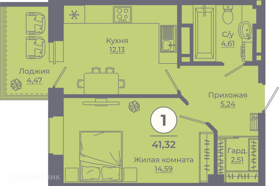 квартира г Ростов-на-Дону ул Еременко 109 городской округ Ростов-на-Дону фото 1