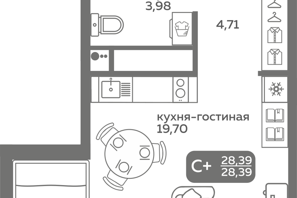 квартира г Тюмень ул Вадима Бованенко 9/1 городской округ Тюмень, Заполярная, 10 фото 1