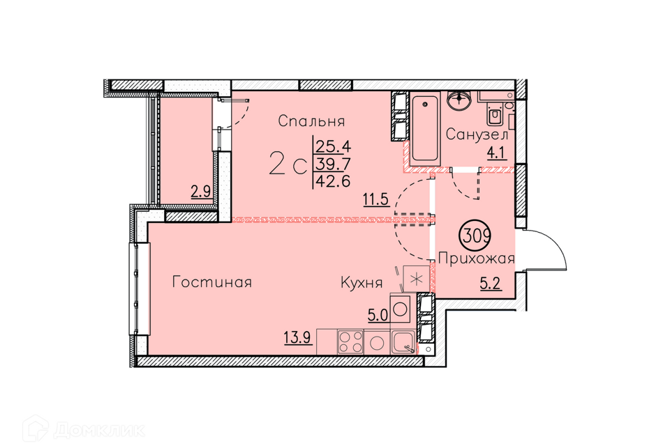 квартира г Энгельс ул Марины Расковой 6 Энгельсский район фото 1