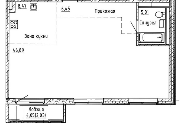 квартира ул Центральные Кневичи 7 Артёмовский городской округ фото