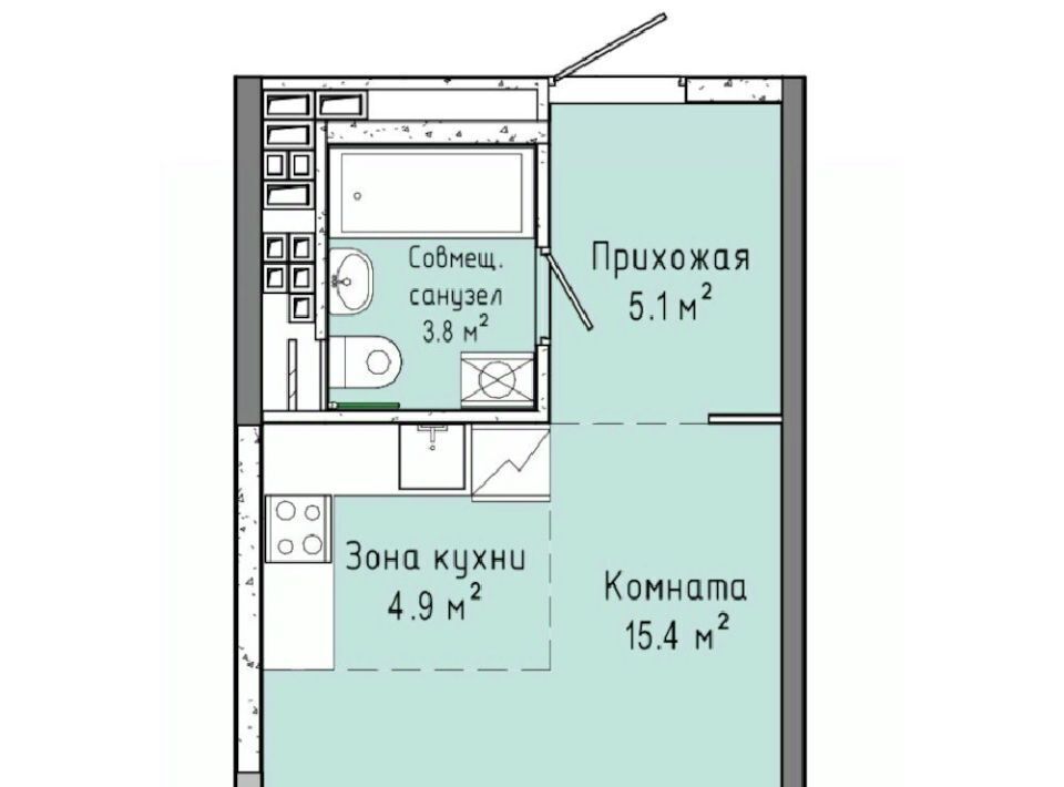 квартира г Ижевск р-н Индустриальный ул Ленина 91/1 фото 1