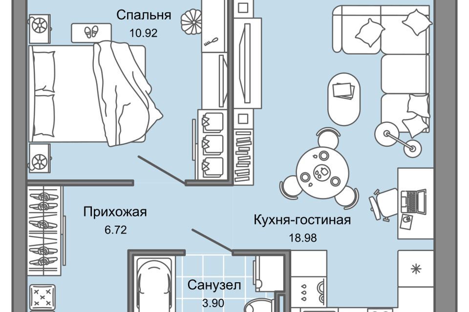 квартира г Киров р-н Ленинский пер 4 Пятилетки 82 муниципальное образование Киров фото 1