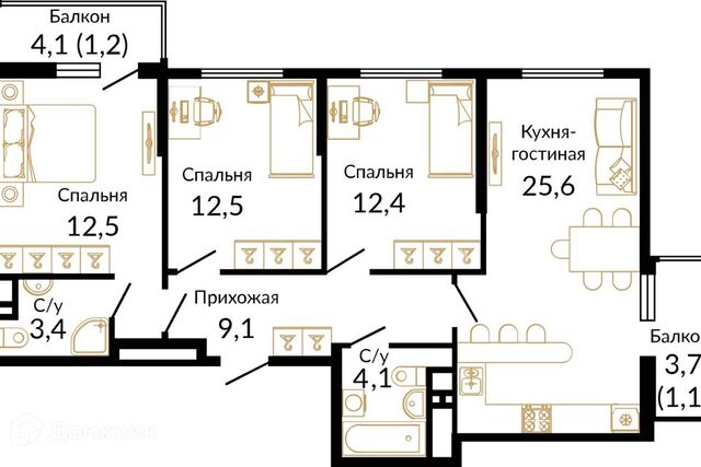 р-н Советский Западный городской округ Ростов-на-Дону, микрорайон Западный фото