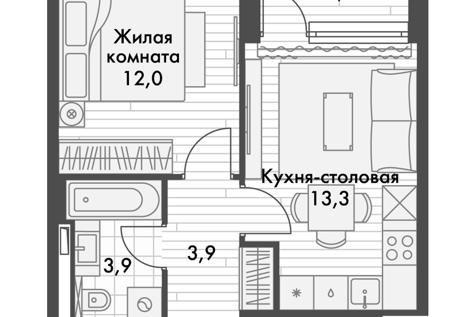 квартира г Владивосток р-н Ленинский Владивостокский городской округ, жилой комплекс Философия фото 1