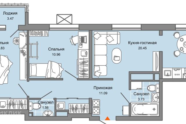 р-н Заволжский пр-кт Созидателей 114/2 городской округ Ульяновск фото