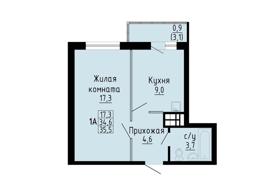 квартира г Новосибирск р-н Кировский Южно-Чемской, городской округ Новосибирск фото 1