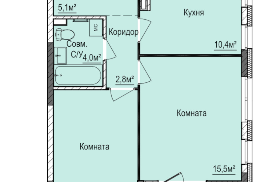 квартира г Ижевск р-н Индустриальный Буммаш городской округ Ижевск, Буммаш фото 1