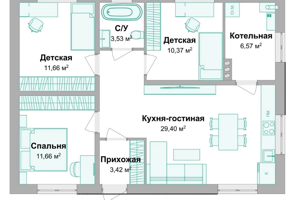 дом р-н Новосибирский село Марусино фото 10