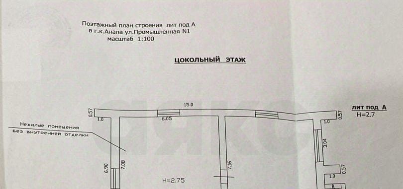 торговое помещение р-н Анапский г Анапа ул Промышленная 1 фото 13