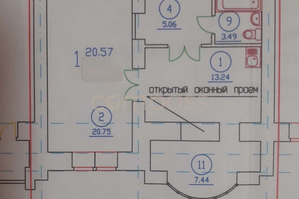 квартира г Тюмень ул Николая Федорова 12к/4 городской округ Тюмень фото 2