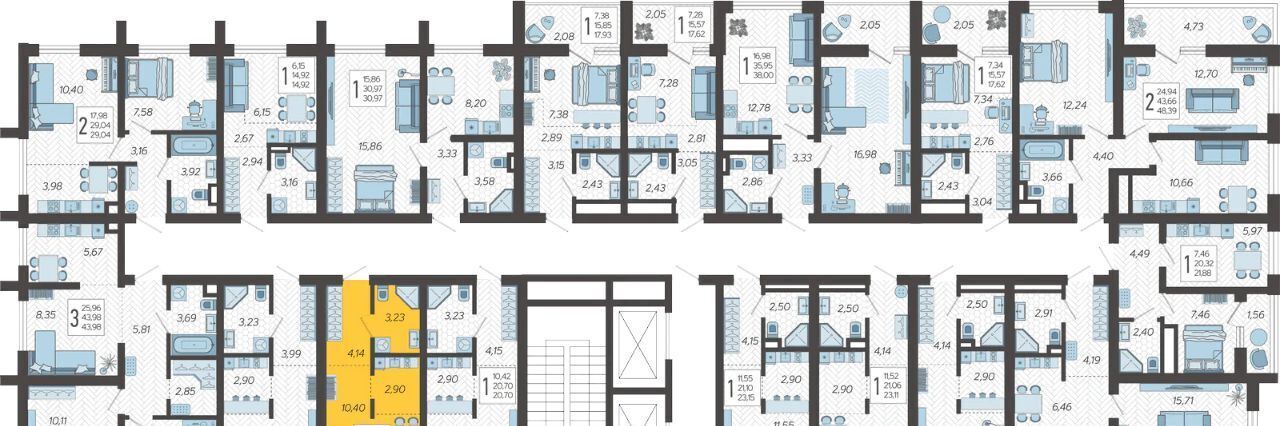 квартира г Сочи р-н Хостинский микрорайон Бытха ул Ясногорская 16/2к 6 фото 2
