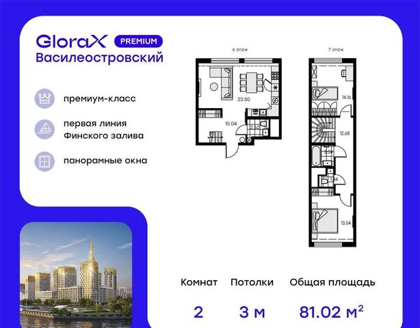 метро Приморская Невская Губа ЖК «GloraX Premium Василеостровский» уч. 11 фото