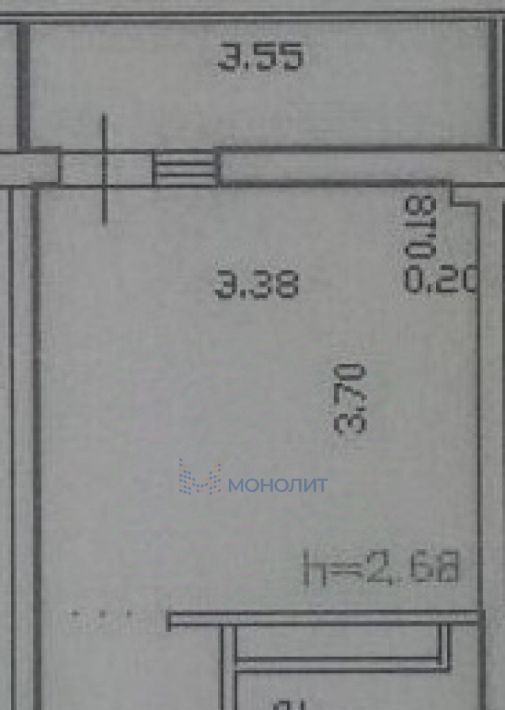 квартира г Нижний Новгород Кировская б-р Южный 13 фото 7