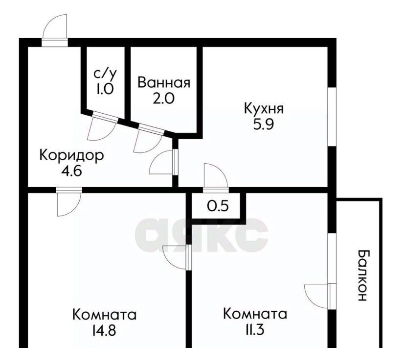 квартира г Краснодар р-н Прикубанский Славянский микрорайон ул Славянская фото 10