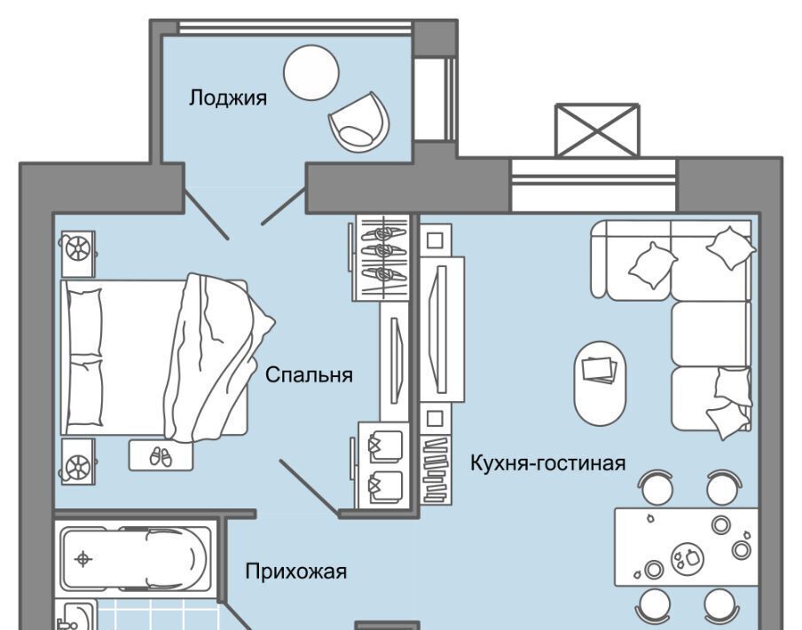 квартира г Киров р-н Ленинский Знак жилой комплекс фото 1