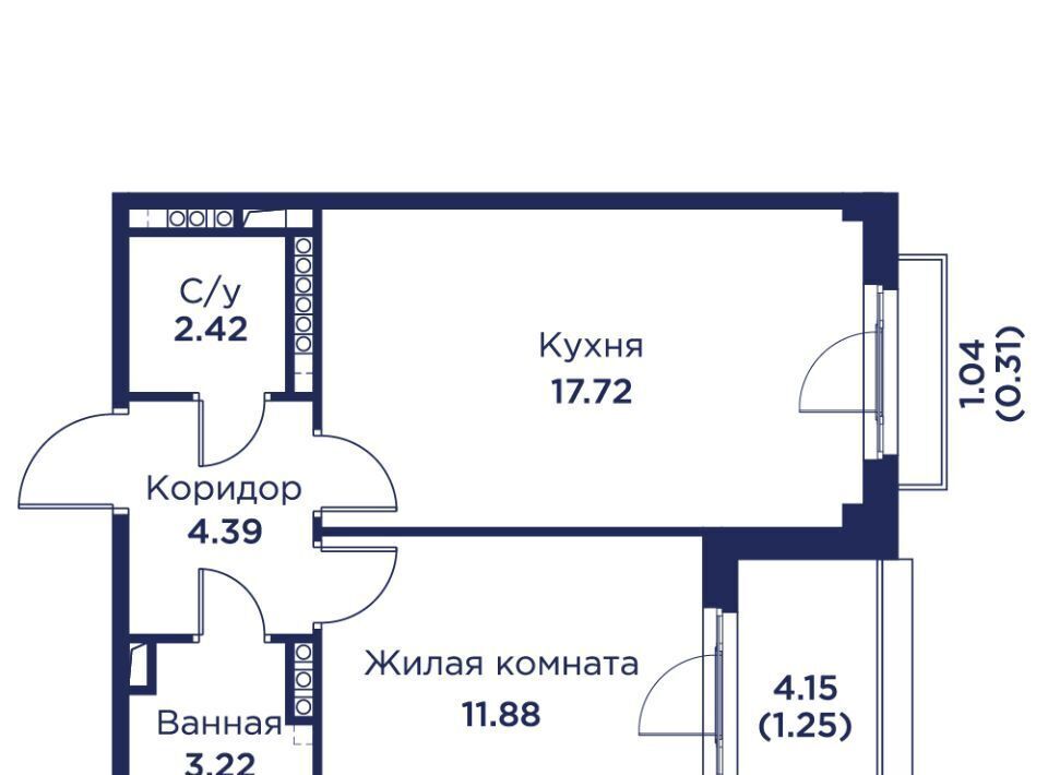 квартира г Кронштадт дор Цитадельская квартал «Кронфорт» Беговая фото 2