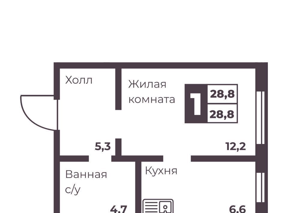 квартира г Челябинск р-н Тракторозаводский пр-кт Ленина 4д фото 1