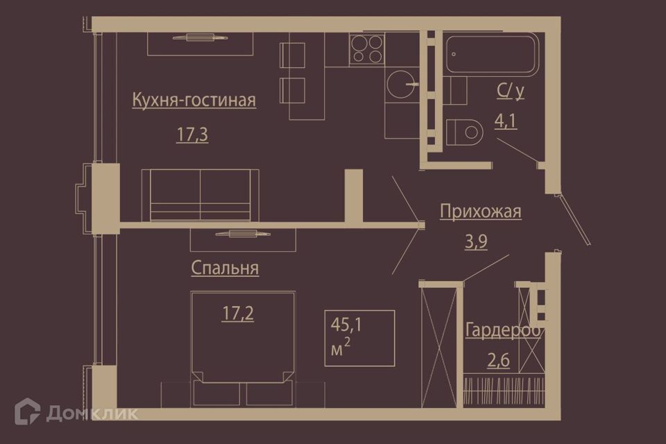 квартира г Новосибирск р-н Центральный ул Чаплыгина 54 городской округ Новосибирск фото 1