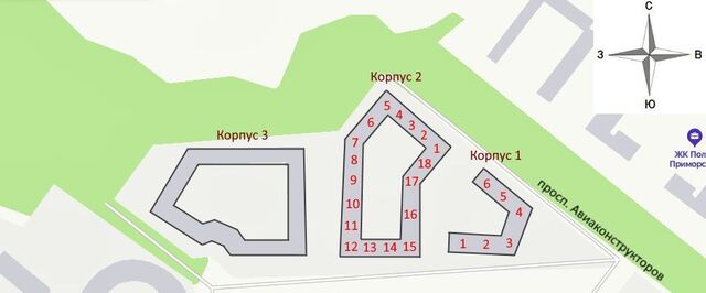 пр-кт Авиаконструкторов 54 квартал Modum округ Юнтолово фото