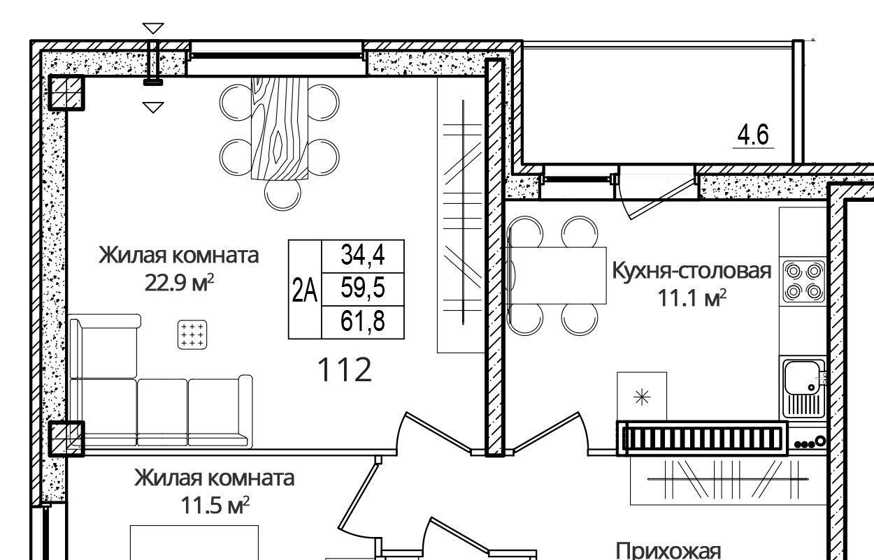 квартира р-н Псковский д Борисовичи ул Дмитрия Яковлева 8 Завеличенская волость фото 1