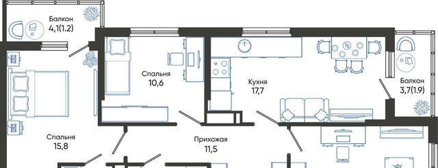 р-н Центральный ул Куникова 47 фото