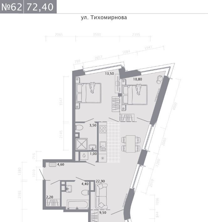 квартира г Казань Суконная слобода ЖК «‎Нити» фото 1