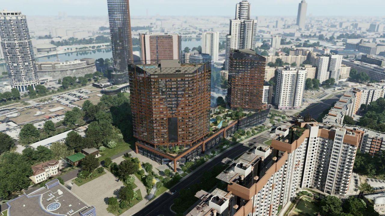 квартира г Екатеринбург р-н Верх-Исетский МФК Re:Volution Towers улица Октябрьской Революции, 36 фото 7