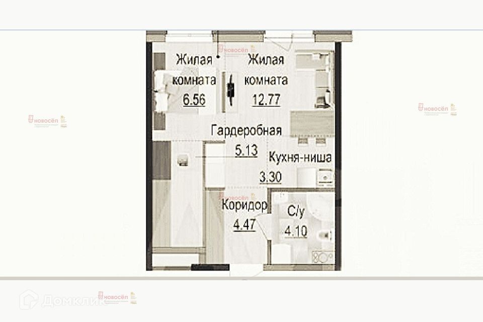 квартира г Екатеринбург р-н Железнодорожный ул Таватуйская 14а Екатеринбург городской округ фото 2