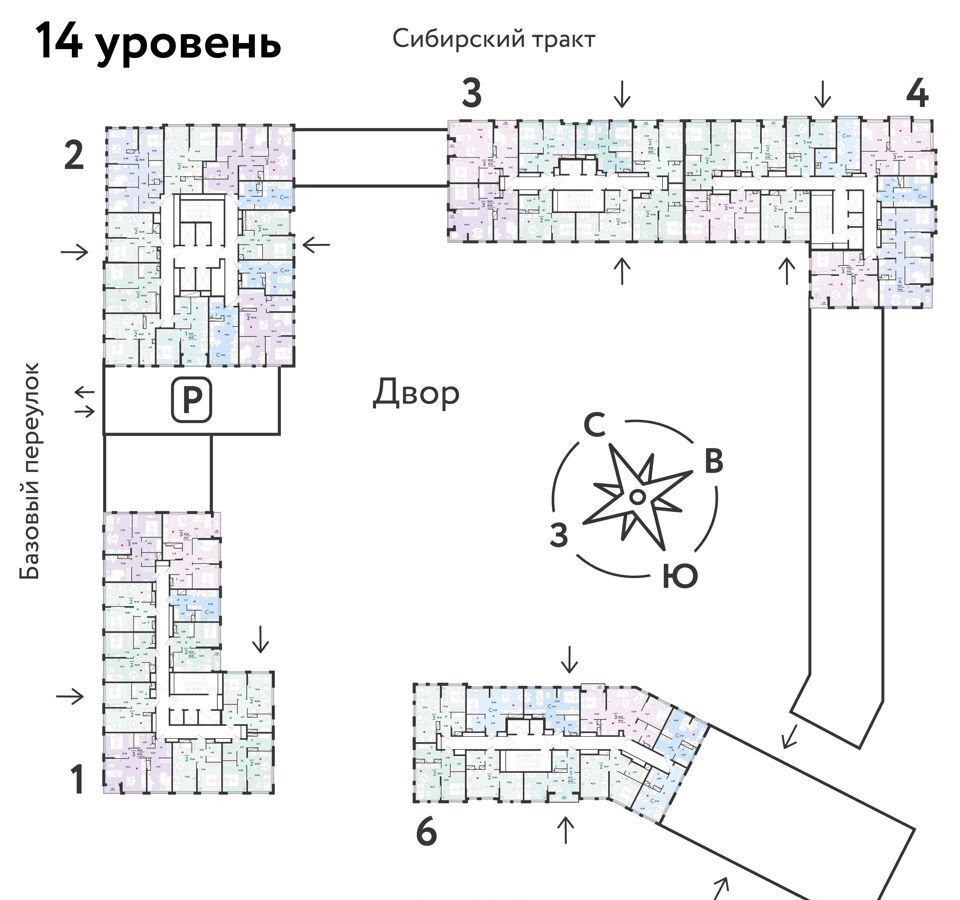 квартира г Екатеринбург Ботаническая тракт Сибирский 24 фото 2