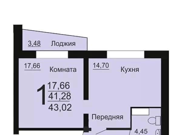 квартира г Челябинск р-н Курчатовский ул Маршала Чуйкова 33 фото 2