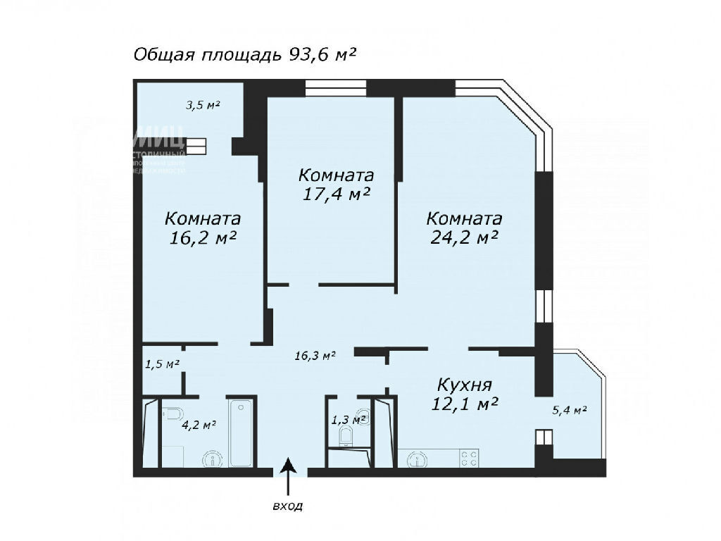 квартира г Москва метро Царицыно ул 6-я Радиальная 3к/9 фото 23