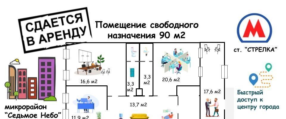 свободного назначения г Нижний Новгород Стрелка Мещерское Озеро ул Карла Маркса 19 жилрайон фото 2