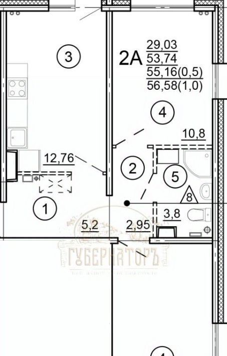 квартира г Тверь р-н Заволжский ул Новочеркасская 48 фото 2