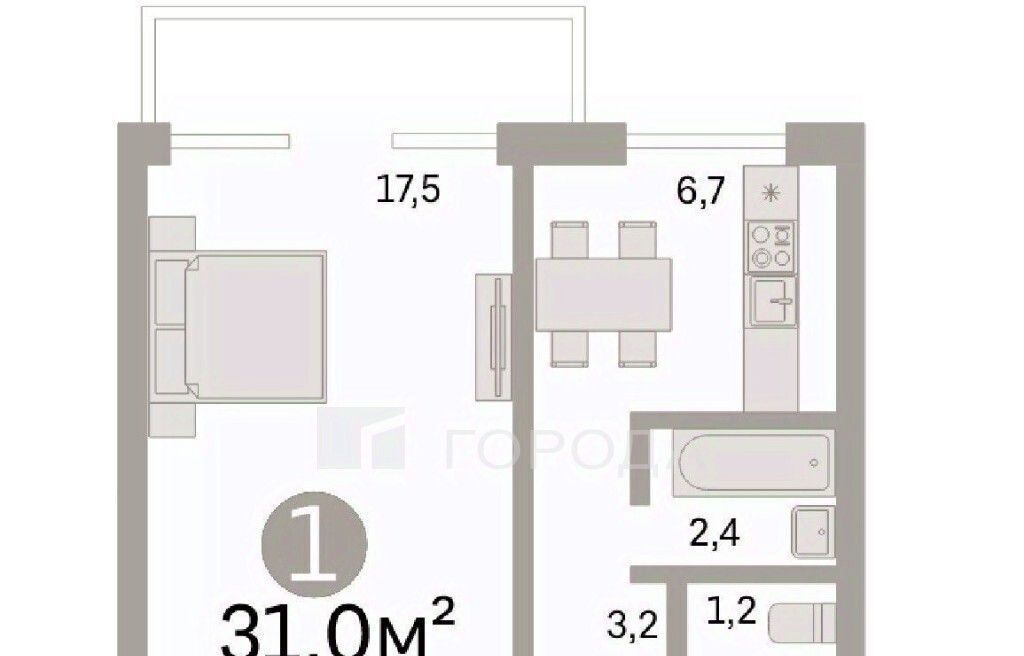 квартира г Москва метро Киевская ул Студенческая 12 фото 2