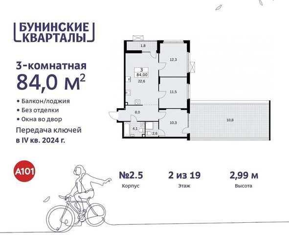 п Сосенское ЖК Бунинские Кварталы ТиНАО к 2. 5 фото