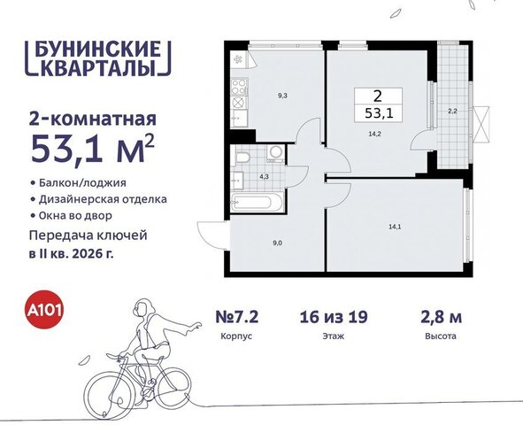 ЖК Бунинские Кварталы 7/1 метро Коммунарка метро Бунинская аллея ТиНАО фото