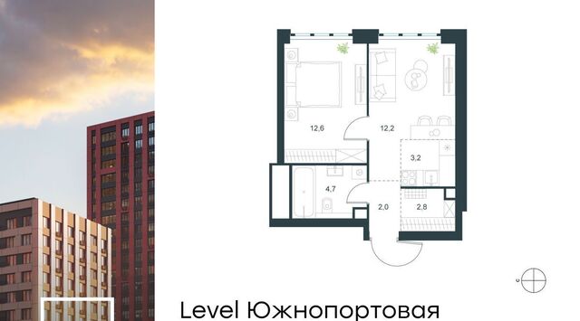 метро Кожуховская ЖК Левел Южнопортовая 3 муниципальный округ Печатники фото