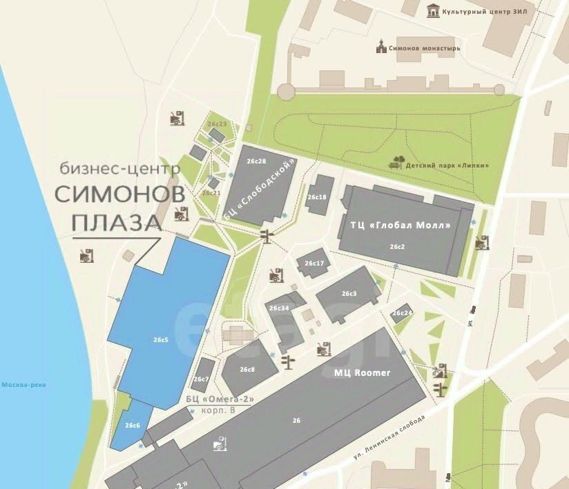 офис г Москва метро Автозаводская ул Лукинская 26с/5 Слобода фото 4