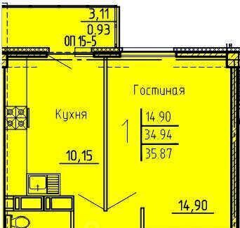 квартира г Пенза р-н Октябрьский ул Генерала Глазунова 6 ЖК «Арбековская застава» Октябрьский район фото 5