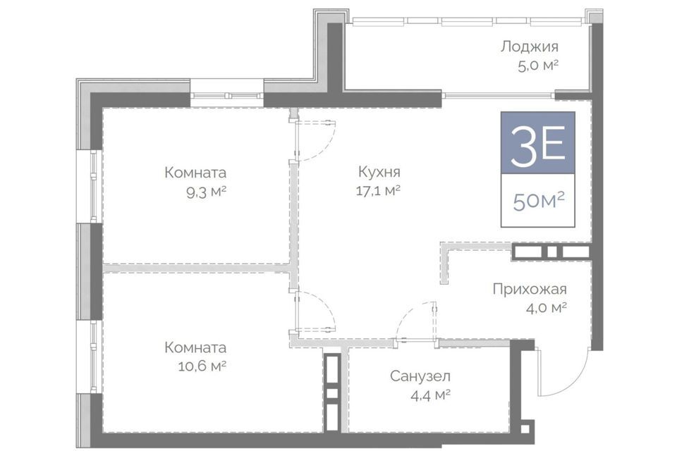 квартира г Владивосток р-н Первореченский Владивостокский городской округ, Жилой комплекс Днепровский фото 1