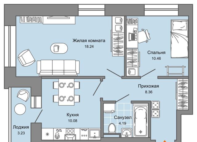 п Широкая Речка Академический дом 4 ЖК «Лес» фото