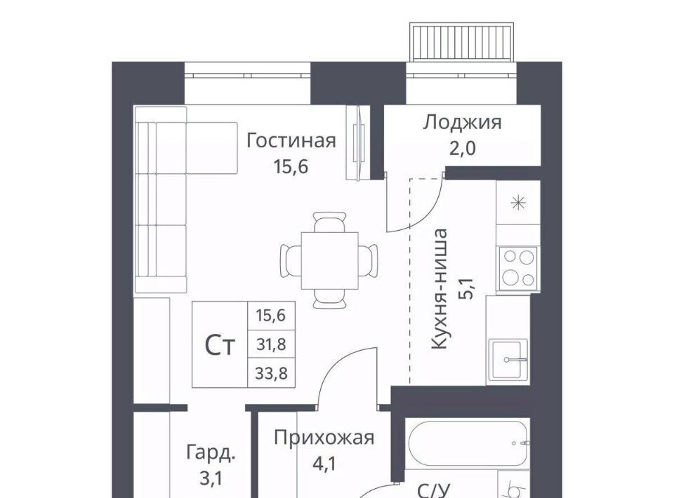 квартира г Новосибирск Заельцовская ЖК Дежнёв фото 1