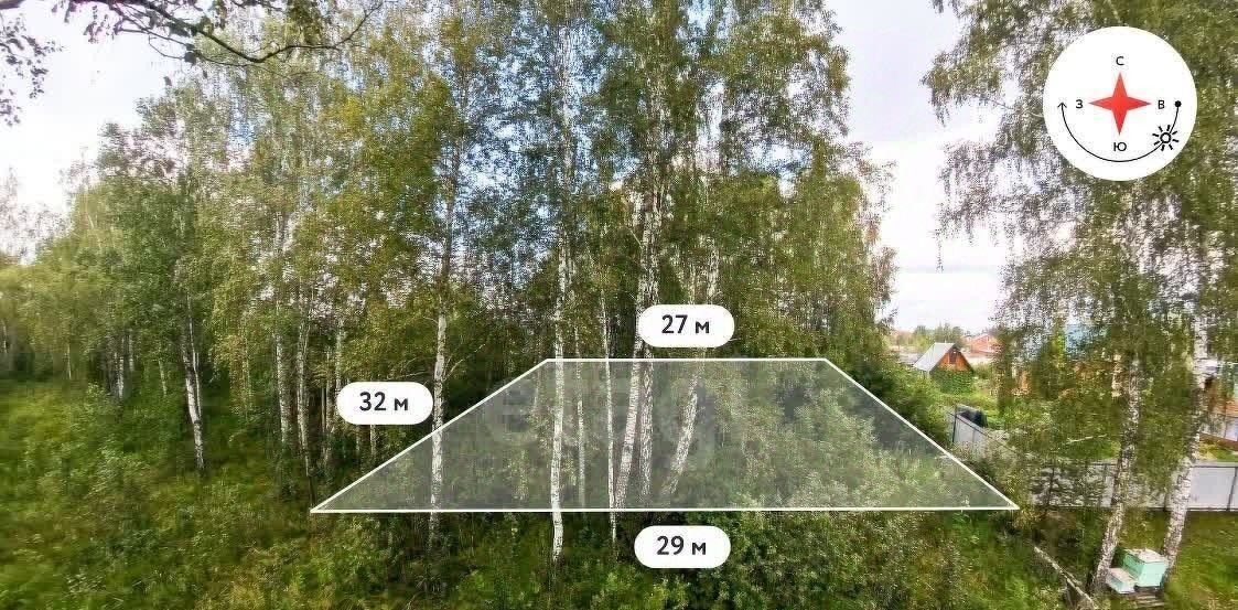 земля р-н Тюменский снт Согласие ул Лесная фото 1