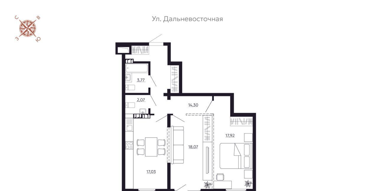 квартира г Иркутск р-н Октябрьский наб. Верхняя фото 1