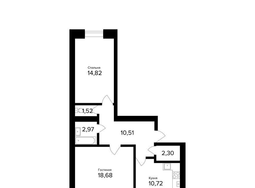 квартира г Ярославль р-н Дзержинский ул Александра Додонова 8к/5 фото 1