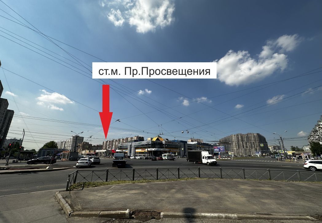 торговое помещение г Санкт-Петербург метро Проспект Просвещения пр-кт Просвещения 36к/1 фото 2